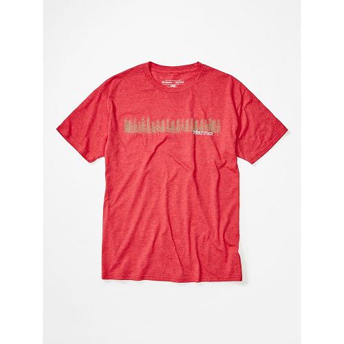 Marmot Forest Clothes - Mens T-Shirts Red CA7812043 Canada